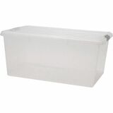 IRIS Clear Storage Boxes with Lids