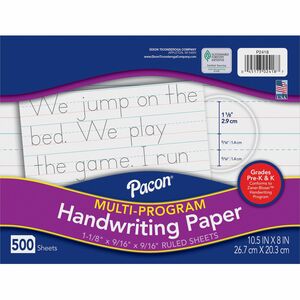 Pacon Multi-Program Handwriting Papers
