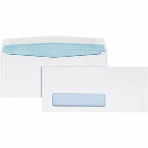 Quality Park No. 8-5/8 Single Window Security Tinted Check Envelope