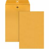 Quality Park 10 x 15 Clasp Envelopes with Deeply Gummed Flaps