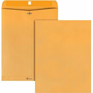 Quality Park 12 x 15-1/2 Clasp Envelope with Deeply Gummed Flaps
