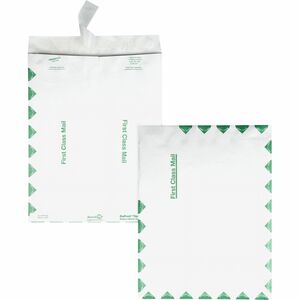 Survivor&reg; 10 x 13 DuPont Tyvek First Class Border Catalog Mailer with Self-Sealing Closure