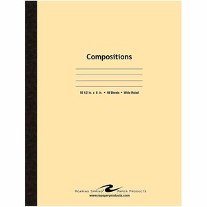 Roaring Spring Wide Ruled Flexible Cover Composition Book
