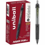 uni&reg; Power Tank Retractable Ballpoint Pens