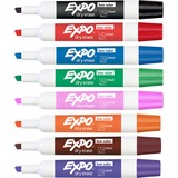 Expo Low-Odor Dry-erase 8-Color Marker Set