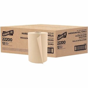 Genuine Joe Embossed Hardwound Roll Towels